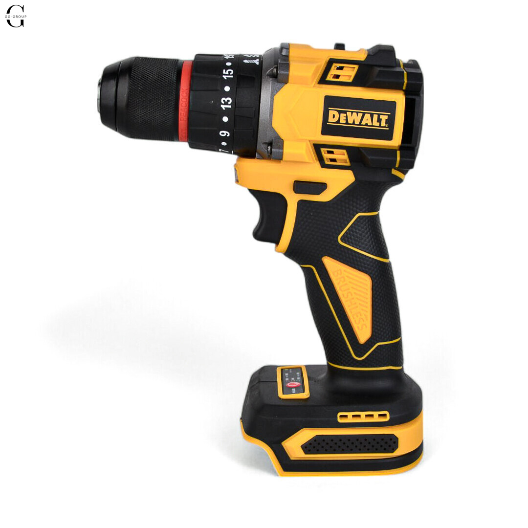 Шуруповерт DeWALT 21V Бесщеточный + 2 АКБ 2Ah + Металлический патрон